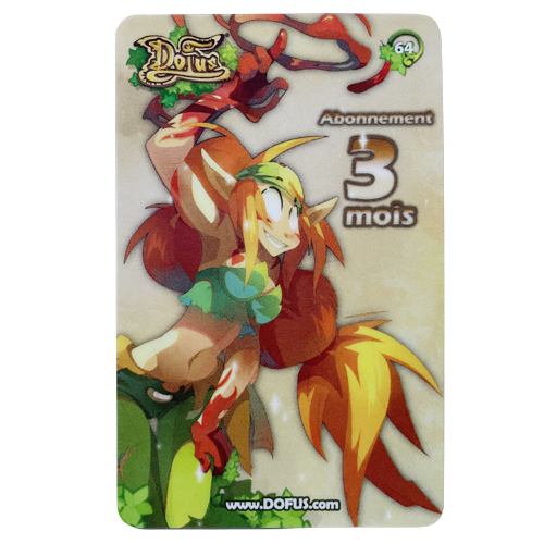 Carte n°64 : Abonnement 3 mois