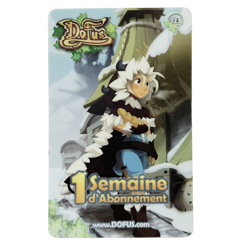 Carte n°123 : 1 semaine d'abonnement