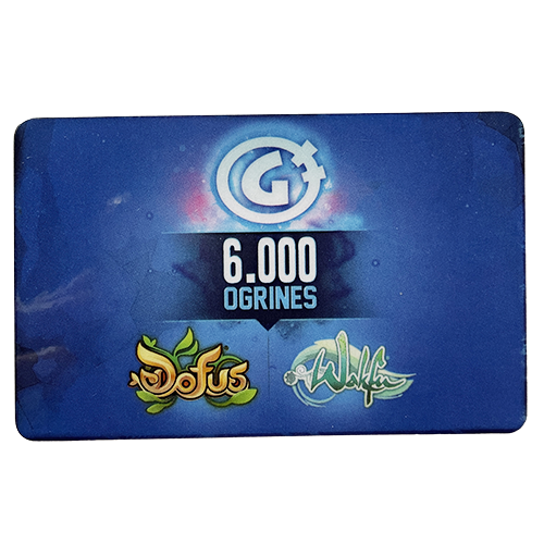 Carte 6000 Ogrines
