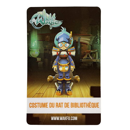 Costume du Rat de Bibliothèque (Wakfu)