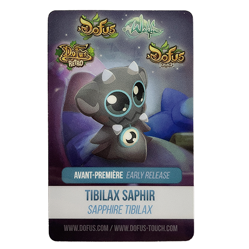 Familier Tibilax Saphir (Dofus, Dofus Touch, Dofus Rétro et Wakfu)