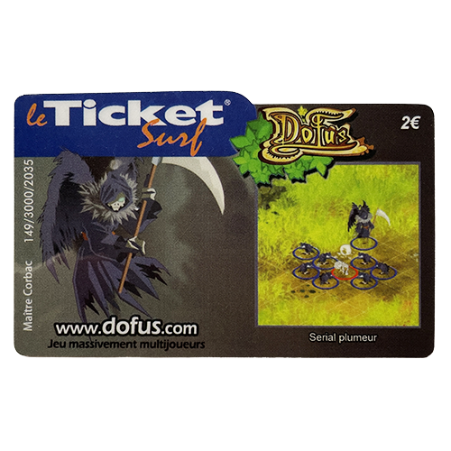 Ticket Surf Maître Corbac