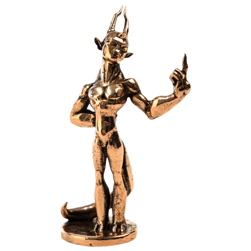 Statuette bronze Adamaï